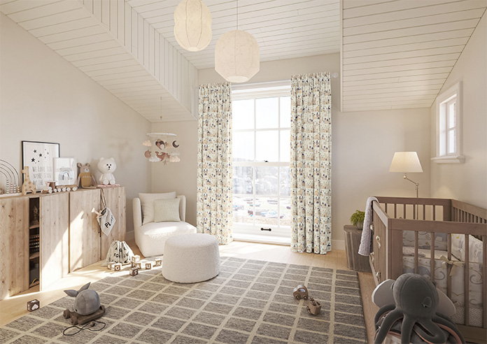 Magic Castle, Stone - Made to Measure Curtains - Image 7